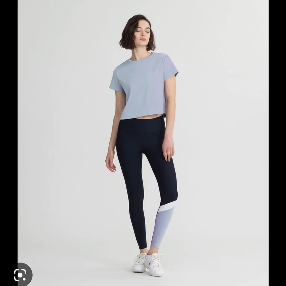 NYLORA Black and Lavender Leggings